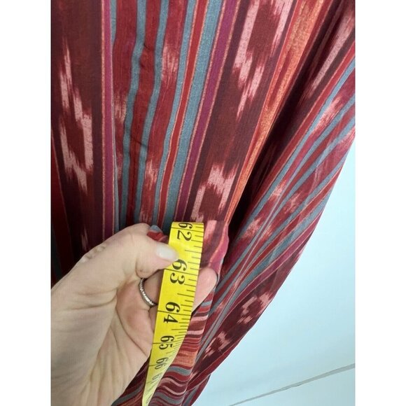 LAUREN Ralph Lauren Geo-Striped Georgette Halter Gown Maxi Dress Women's 18W NWT - Picture 11 of 12